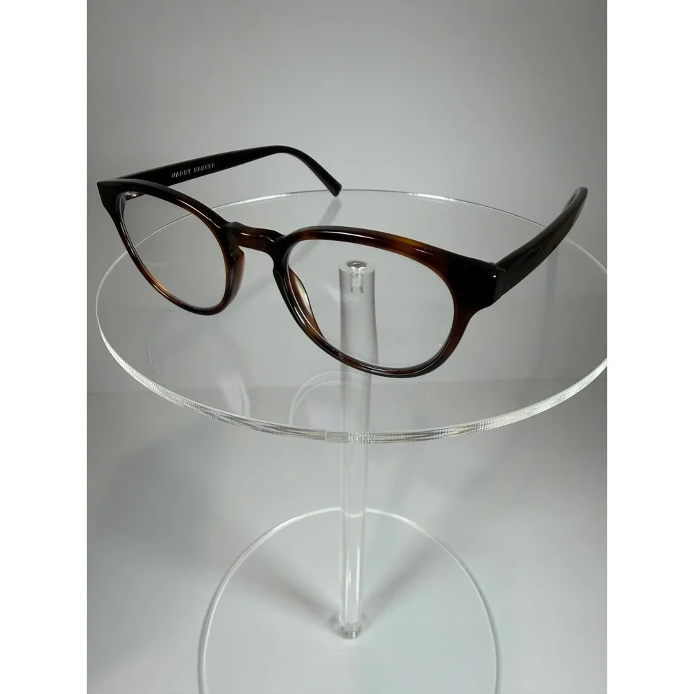 Warby Parker Percey Eyeglasses 48-20-140 Brown Tortoise Round Frames Only